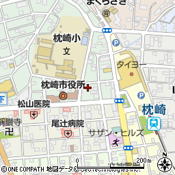 鹿児島県枕崎市千代田町22周辺の地図