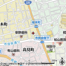 ローソン枕崎桜木町店周辺の地図