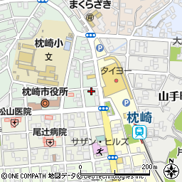 鹿児島県枕崎市千代田町2周辺の地図