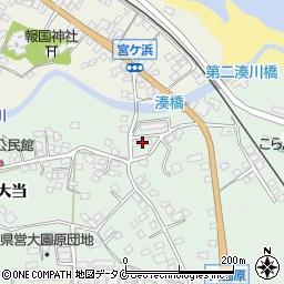 鹿児島県指宿市西方4610周辺の地図