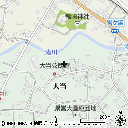 鹿児島県指宿市西方2817周辺の地図