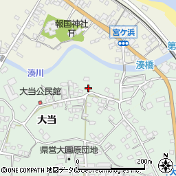 鹿児島県指宿市西方2860-2周辺の地図