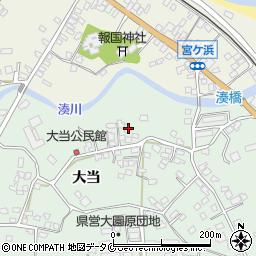 鹿児島県指宿市西方2855周辺の地図