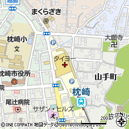 タイヨー枕崎店周辺の地図