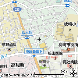 鹿児島県枕崎市千代田町62周辺の地図