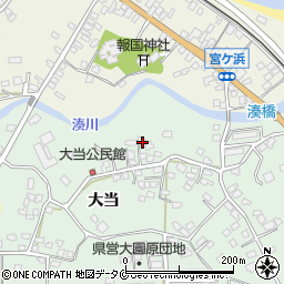 鹿児島県指宿市西方2815周辺の地図