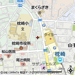鹿児島県枕崎市千代田町7周辺の地図