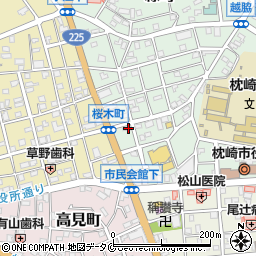 鹿児島県枕崎市千代田町56周辺の地図