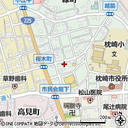 鹿児島県枕崎市千代田町59周辺の地図