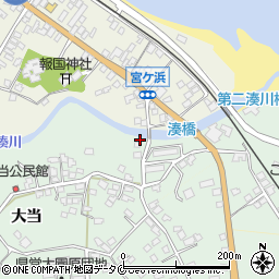 鹿児島県指宿市西方2868周辺の地図