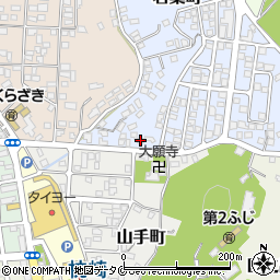 鹿児島県枕崎市若葉町183周辺の地図