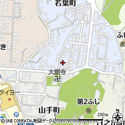鹿児島県枕崎市若葉町157周辺の地図