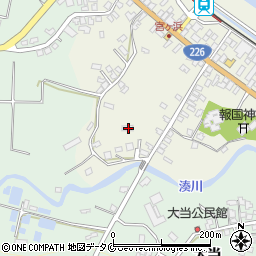 鹿児島県指宿市西方4885-5周辺の地図
