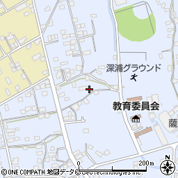 鹿児島県枕崎市中央町周辺の地図