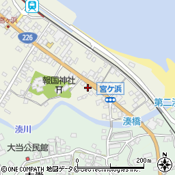 鹿児島県指宿市西方4846-1周辺の地図
