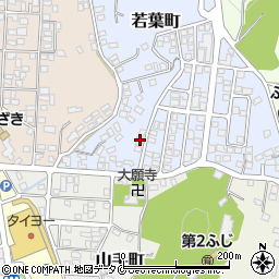 鹿児島県枕崎市若葉町166周辺の地図