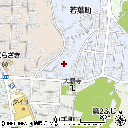 鹿児島県枕崎市若葉町210周辺の地図