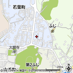 鹿児島県枕崎市若葉町21周辺の地図