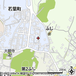 鹿児島県枕崎市若葉町56周辺の地図