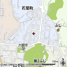 鹿児島県枕崎市若葉町135周辺の地図