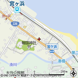 鹿児島県指宿市西方4640-1周辺の地図