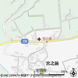 鹿児島県指宿市西方6505-2周辺の地図