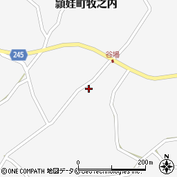 鹿児島県南九州市頴娃町牧之内14740周辺の地図