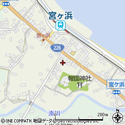 鹿児島県指宿市西方4820-2周辺の地図