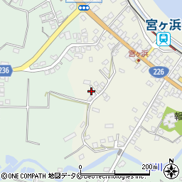 鹿児島県指宿市西方4733-11周辺の地図