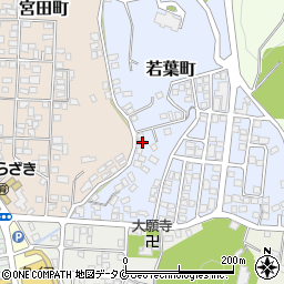 鹿児島県枕崎市若葉町216周辺の地図