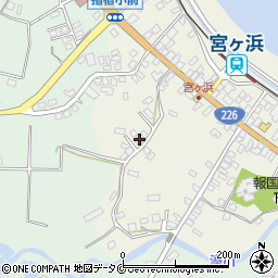 鹿児島県指宿市西方4733-3周辺の地図