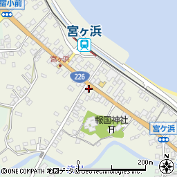 鹿児島県指宿市西方4822-3周辺の地図