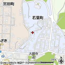 鹿児島県枕崎市若葉町218周辺の地図