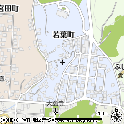 鹿児島県枕崎市若葉町222周辺の地図