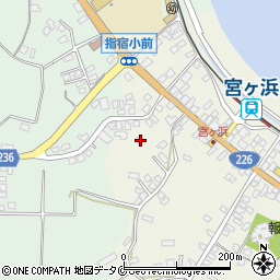 鹿児島県指宿市西方4736-1周辺の地図