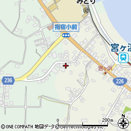 鹿児島県指宿市西方4741-3周辺の地図