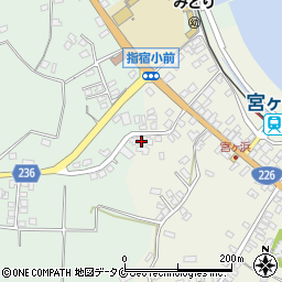鹿児島県指宿市西方4739-1周辺の地図