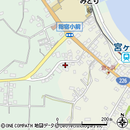 鹿児島県指宿市西方4739-1周辺の地図