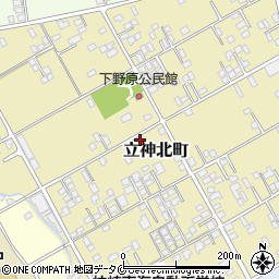 鹿児島県枕崎市立神北町周辺の地図