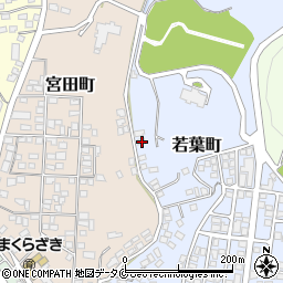鹿児島県枕崎市若葉町259周辺の地図