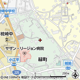 〒898-0011 鹿児島県枕崎市緑町の地図