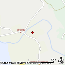 鹿児島県指宿市渡瀬周辺の地図