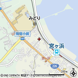 鹿児島県指宿市西方4684-5周辺の地図