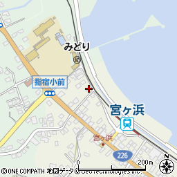 鹿児島県指宿市西方4684-4周辺の地図