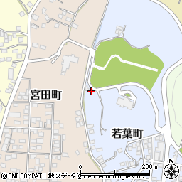 鹿児島県枕崎市若葉町268周辺の地図
