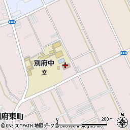 枕崎市　別府センター周辺の地図
