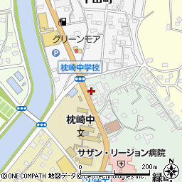株式会社九電工　枕崎営業店周辺の地図