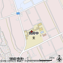 枕崎市立別府中学校周辺の地図