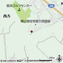 鹿児島県指宿市西方6664周辺の地図