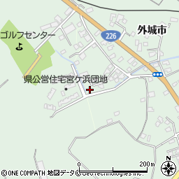 鹿児島県指宿市外城市7099周辺の地図